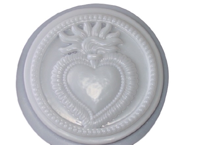 Heart Concrete Stepping Stone Mold 1072 - Moldcreations